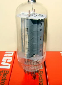 2x 6LB6 RCA Ham Radio Trasmettitore/Amplificatore di Potenza NOS Vintage, Alta Emissione - Foto 1 di 7