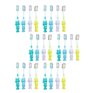 24 Pcs Zahnbürsten-Set Kind Kleinkind Tierische Kinderzahnbürste - Bild 1 von 12