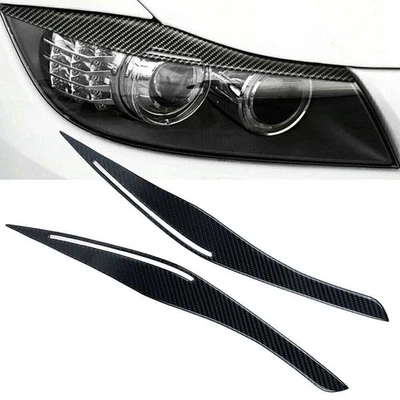 Headlight Eyelid Eyebrow Cover Accessories Fit BMW E90/E91/328i/335i 2006-2011 — 第 1/4 张图片