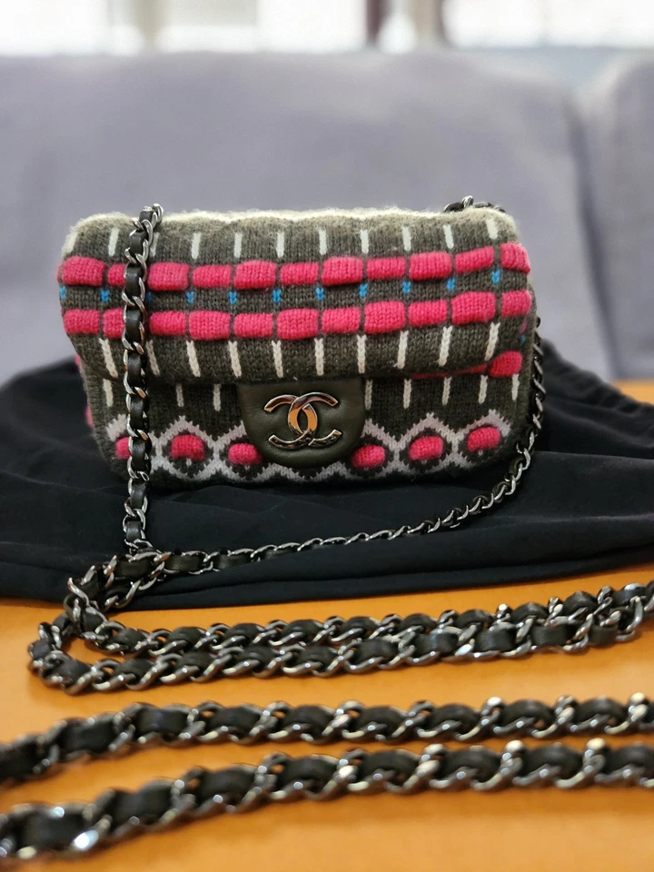 Chanel Cashmere Extra Mini Single Flap Limited Edition - Image 1 of 4