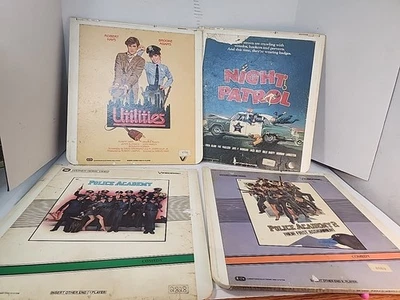 CED Movie Lot 4 Comedy Night Patrol, Utilities,  Police Academy - Image 1 of 4