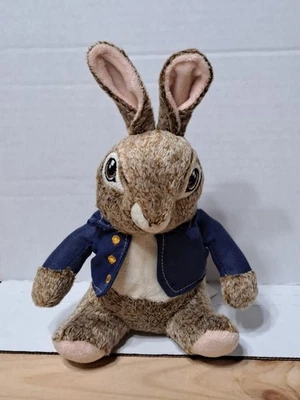 Dan Dee Peter Rabbit The Movie 2023 Sitting Plush 7" Stuffed Animal Easter Bunny - Image 1 of 4