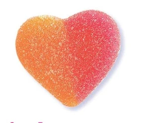 Fini Caramelos Gominola Corazón Durazno Azucarado 1 Kg - Imagen 1 de 1