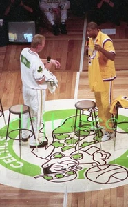 Magic & Bird EXCHANGE JERSEYS - 35mm Basketball Negative - Picture 1 of 1