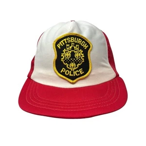 Pittsburgh Police Vintage Snapback Mütze Cap Patch Schild Logo 70er 80er Papa Retro - Bild 1 von 10