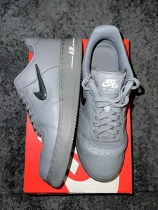 Nike Air Force 1 Low Jewel - Wolf Grey Black - UK Size 8 - GREAT CONDITION - Picture 1 of 5
