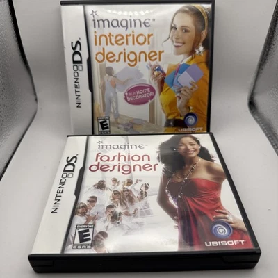Nintendo DS Imagine Bundle Interior Designer & Fashion Girl Games Complete CiB - Image 1 of 4