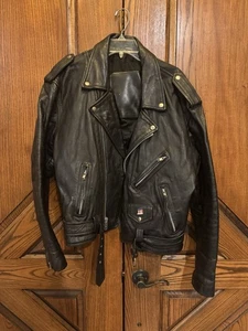 La Roxx Vintage Leder Moto Jacke Größe 44 - Bild 1 von 9