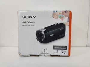 Sony HDR-CX240E Black Handycam Camcorder - Picture 1 of 17
