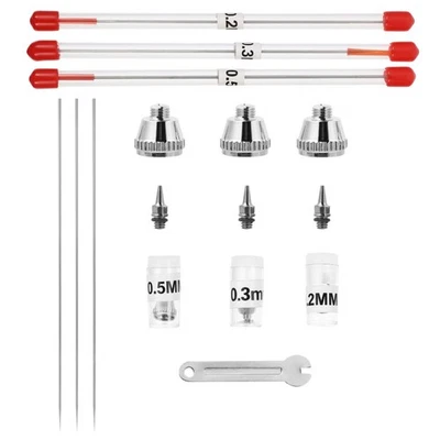 Needle Airbrushes Iwata Nozzle Accessories Replacement Set - Image 1 of 4