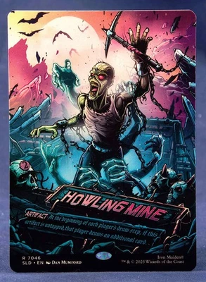 Howling Mine - MTG - Iron Maiden: Eddie Unchained - Secret Lair SLD - NM - Image 1 of 2