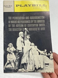 Persecution Assassination Marat Playbill Martin Beck Theatre PREMIERE DEC 1965 - Picture 1 of 10