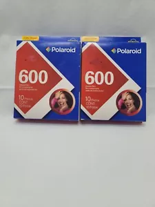 Lot Of (2) Polaroid 600 Film, 10 photos, Sealed, EXP DATE:10/07 - Picture 1 of 9