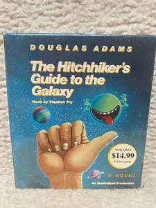 THE HITCHHIKER'S GUIDE TO THE GALAXY by Douglas Adams (Read by Stephen Fry) *5CD - Imagen 1 de 2