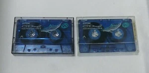 T7-6 TDK CDing2 90, Set of 2 Vintage High Position Cassette Tapes Preowned Japan - Picture 1 of 6