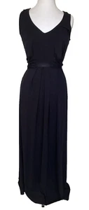🩶HOBBS LONDON .. Deep Navy Sleeveless Stretch Jersey Maxi Dress Sz 10🩶 - Picture 1 of 8