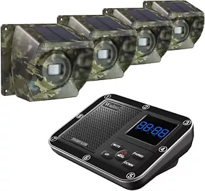 Wuloo Home Garage 1800feet Range Driveway Alarms Outdoor Motion Sensors Detector - Picture 1 of 44
