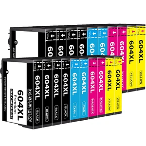 4-20pk Ink Cartridges fits Epson 604xl XP-2200 3200 4200 WF-2930 2950 2935 DWF - Picture 1 of 10