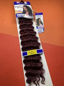 SHAKE_N_GO_FreeTress_Synthetic Hair Braids_Deep_Twist_Bulk_22"_#99J - Picture 1 of 5