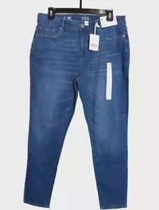 a.n.a New Approach Womens Mid Rise Skinny Blue Jeans Medium Lakeside Siz 12 NWT - Picture 1 of 8