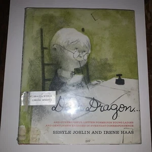 Dear Dragon Sesyle Joslin Published by Harcourt, Brace & World, Inc.,1962 Ex Lib - Picture 1 of 7