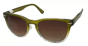 Lucky Brand Mens Olive Fade Plastic Rectangle Sunglass, Gradient Lens Twilight - Picture 1 of 13