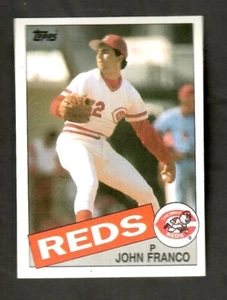 John Franco 1985 Topps #417 Cincinnati Reds radiocontrol novato casi nuevo - Imagen 1 de 1