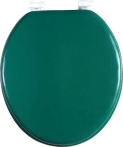 J&V Textiles Soft Round Toilet Seat With Easy Clean & Change Hinge, Padded (H... - Picture 1 of 7
