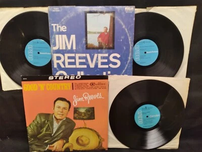 Jim Reeves Good 'N' Country and The Collection 2 X Vinyl LP records lot-2 1975 - Image 1 of 4