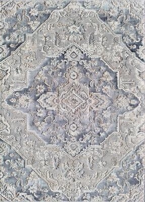 Alfombra de felpa vintage con textura Rugs America Elliana Ea15a Foto 1 de 4