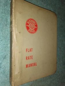 1956 / 1957 OLDSMOBILE TARIFA PLANA SHOP MANUAL / ORIGINAL SERVICE TIMES BOOK - Imagen 1 de 7