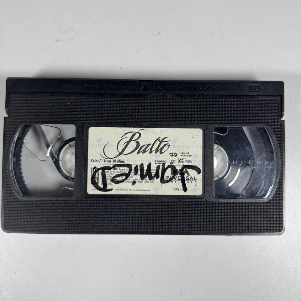 Balto VHS Video Tape No Sleeve Foto 1 de 1