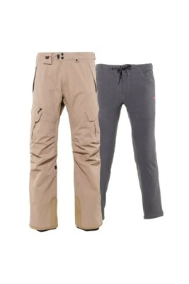 686 MEN'S SMARTY® 3-IN-1 CARGO PANT KHAKI - SIZE LARGE - Image 1 of 4