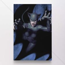 Catwoman Poster Canvas DC Comic Book Cover Selina Kyle Art Print #56037