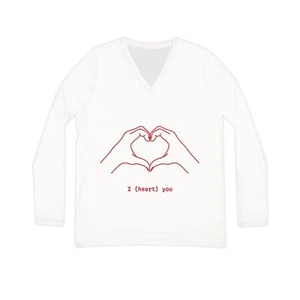 Tight V-neck Shirt, Women's Long Sleeve, Comfortable Casual Top, Stretchy Slim - Picture 1 of 21