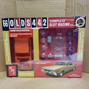 AMT 1/25 1966 Olds 442 Slot Car Racing Kit. NEW, SEALED - Picture 1 of 8