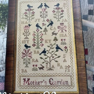 BLACKBIRD DESIGNS counted cross stitch chart mother’s garden - Picture 1 of 7