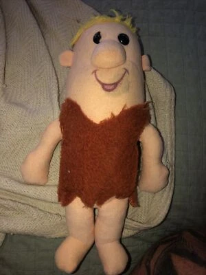 Juguete de peluche Knickerbocker Picapiedra 1972 vintage Barney Rubble 12" de alto Foto 1 de 4