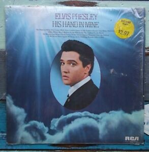 Vintage 1976 Elvis Presley His Hand in Mine Record Cover only