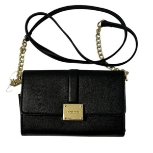 Cartera Bandolera Bebe Himari Pequeñas Correas Desmontables Dorado Herrajes Color Negro - Imagen 1 de 9