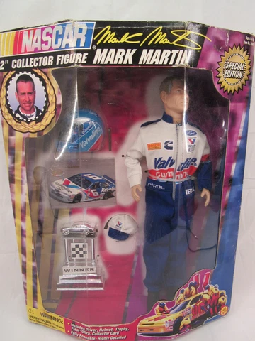 Mark Martin Nascar 12" Collector Action Figure Doll TOYBIZ Special Edition NOS Cover