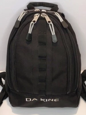 Dakine Cosmo 6.5L Backpack, Black, Embroidered with Dakine Logo Zippers - Image 1 of 4