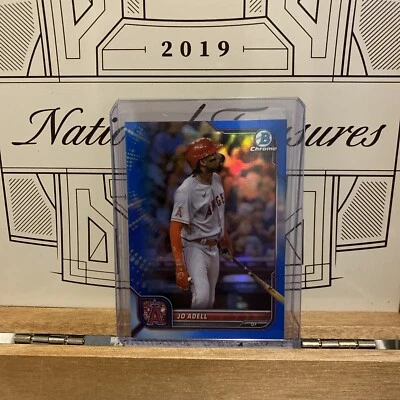 2022 Bowman Chrome Jo Adell #29 Blue Refractor serial /150 - Image 1 of 2