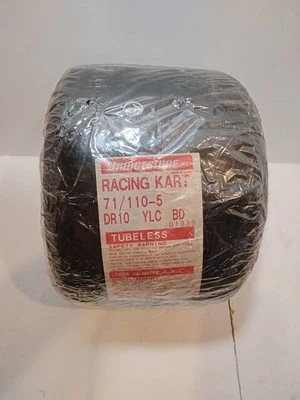 NOS Bridgestone Racing Kart Tire 71 / 110-5 YLC    gar - Image 1 of 4