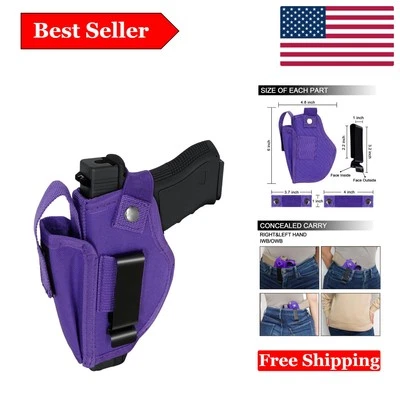 Универсальная кобура для скрытого ношения под обе руки с чехлом для магазина 9 мм и 0,380... - Изображение 1 из 4