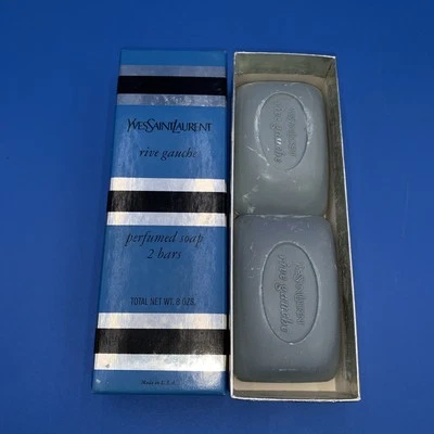 JABÓN PERFUMADO YVES SAINT LAURENT RIVE GAUCHE - 2 BARRAS 8 OZ. Foto 1 de 4