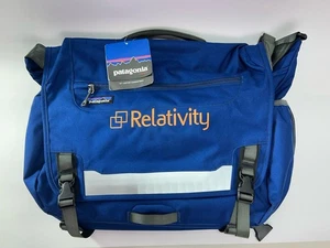 Patagonia Relativity Half Mass P6 blu 15" borsa messenger da viaggio per laptop NUOVA CON ETICHETTE - Foto 1 di 14