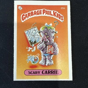 GRADED 9: 1985 UK Garbage Pail Kids 1st Series : 25b Scary CARRIE : MGC : MINT - Bild 1 von 4
