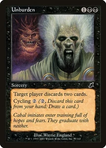 (2x) UNBURDEN - Scourge – MTG Magic the Gathering Card - Common - Picture 1 of 5
