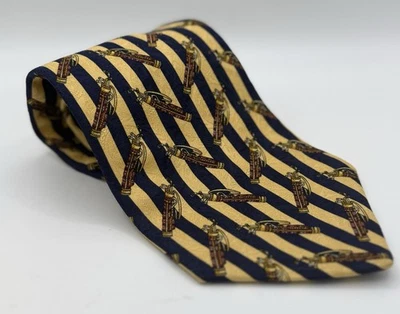 Bolsas de golf Tommy Hillfinger 100 % seda italiana corbata hecha en EE. UU. regalo para golfista papá Foto 1 de 4